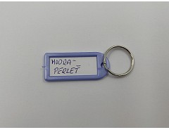 Visačka kl.MALÁ-kr. modrá perleť 1D 50ks