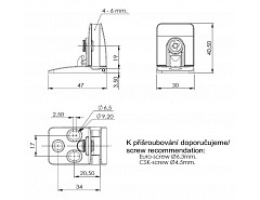 SQUARE závěs na sklo VD+SD NI SAT   15.06.211-5 new