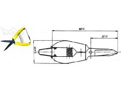 Nůžky 2405 řemeslnické 160 mm