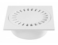 Podlahová vpusť DN 50/55 bílá
