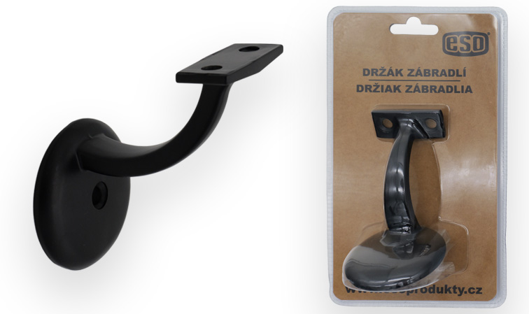 Držák zábradlí 81140 ČERNÁ MATNÁ